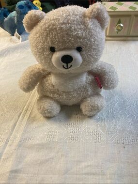 White Stuffed Bear.
